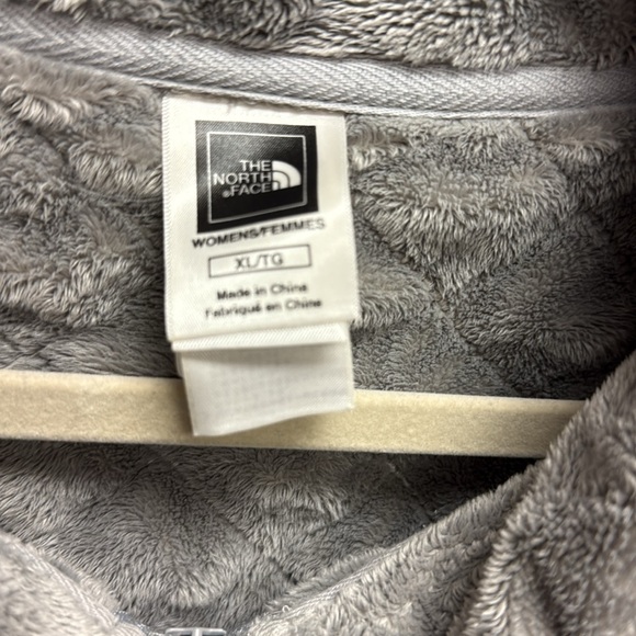 The North Face Caroluna Quilted Fleece Lined Light Gray Jacket - Picture 3 of 6